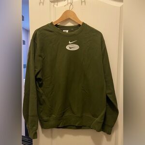 Nike Men’s Crewneck Sweater - Olive Green Men’s Medium
